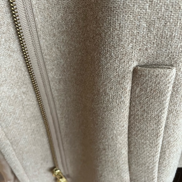 J. Crew Cocoon Coat in Italian Stadium Cloth Sandstone beige size 4 - Picture 12 of 13